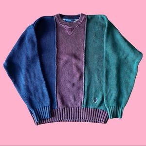 Vintage Tommy Hilfiger Color Block Sweater